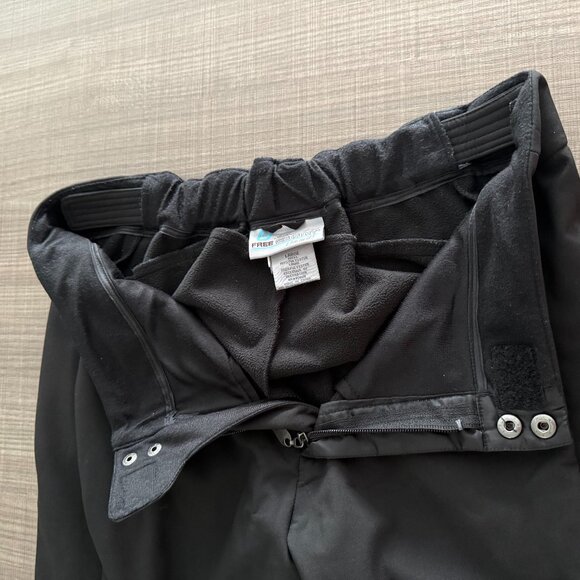 Free Country - Black - Lined Snow Pants - Size L - Picture 8 of 12